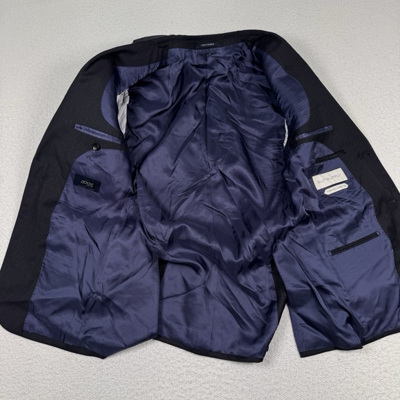 SUITSUPPLY Napoli Blazer Men's 32 Straight Slim‎ Cut Wool 2 Button Zignone Gray - Picture 10 of 14